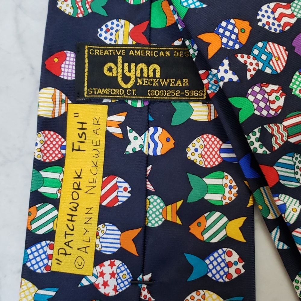 Patchwork Fish Tie - image 3